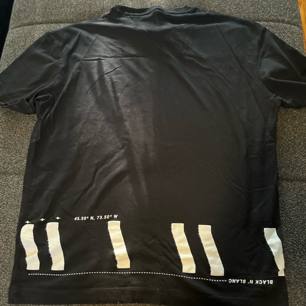 Black and White Short Sleeve Tees with Graphic Design
